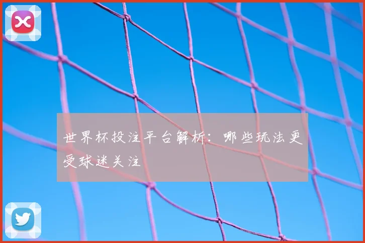 世界杯投注平台解析：哪些玩法更受球迷关注