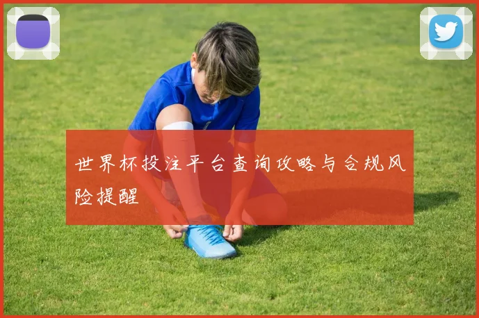 世界杯投注平台查询攻略与合规风险提醒
