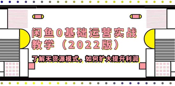 闲鱼0基础运营实战教学（2022版）了解无货源模式，如何扩大提升利润-知墨网