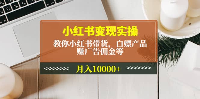 小红书变现实操：教你小红书带货，白嫖产品，赚广告佣金等-知墨网