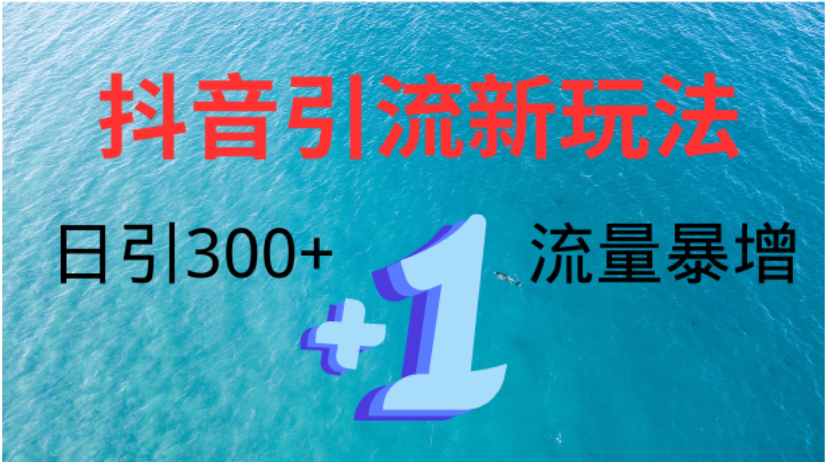 创业粉高效引流，抖音工具号玩法4.0，日引300+-知墨网